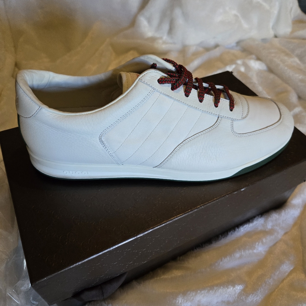 Gucci 1984 50th Anniversary Men's White Leather Sneakers